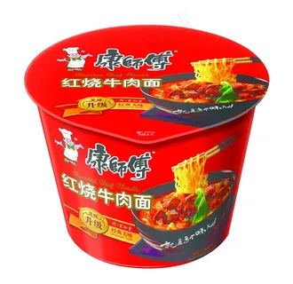 康师傅方便面红烧牛肉面 桶面图片