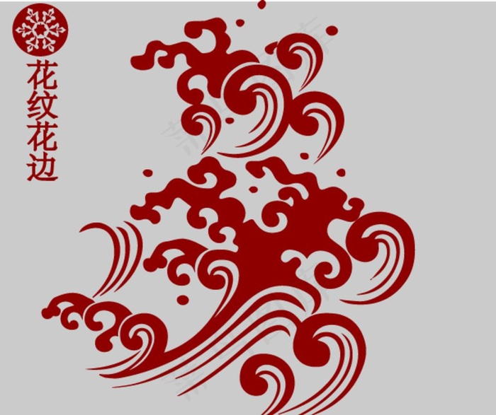 花纹图片ai矢量模版下载