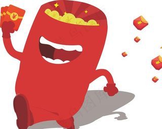 奔跑的红菜鸟图库片