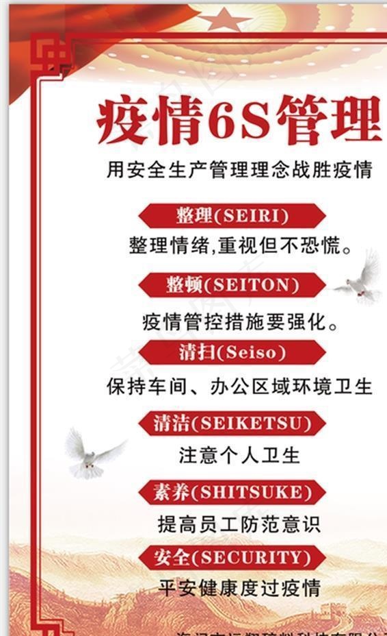 疫情6s管理图片psd模版下载