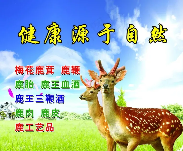 圣鹿源图片(2976X2551(DPI:72))psd模版下载