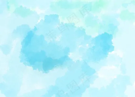 蓝色水彩图片 蓝色水彩图片