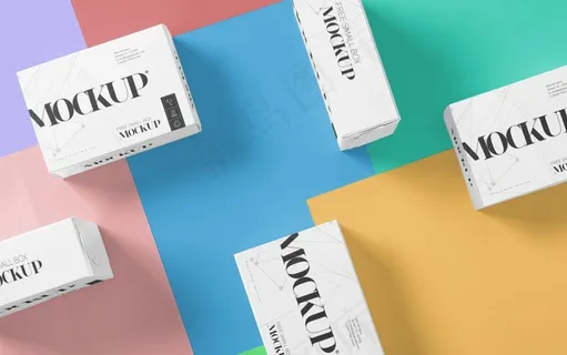 肥皂盒包装样机图片