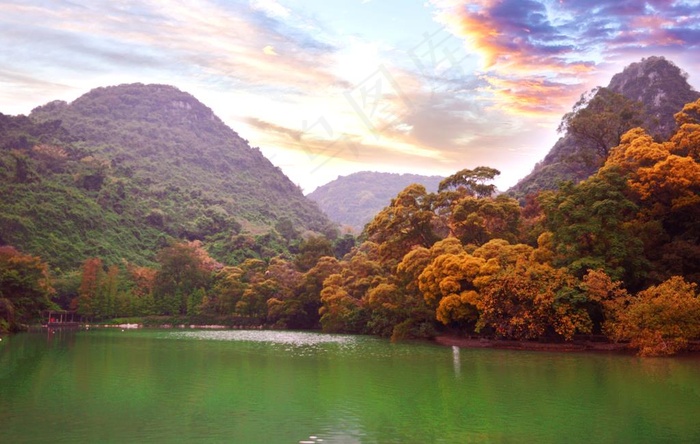 山水风光背景图图片