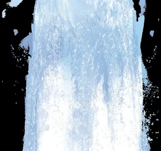 水瀑布图片