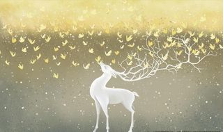 儿童房麋鹿图片