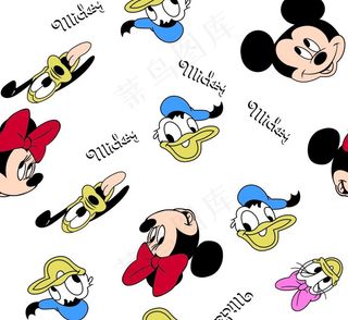 米奇唐老鸭卡通图片