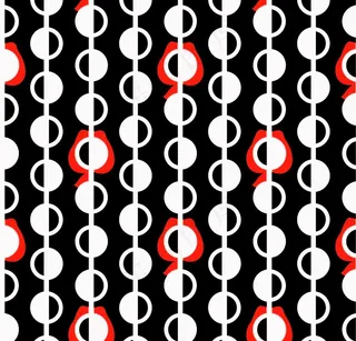 圆圈竖条花图片