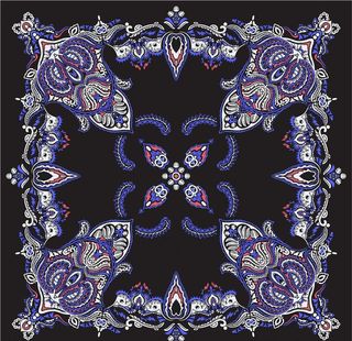 传统民族风对称花纹图案下载图片