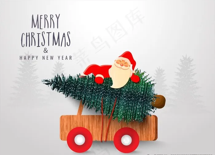 圣诞节背景图片ai矢量模版下载