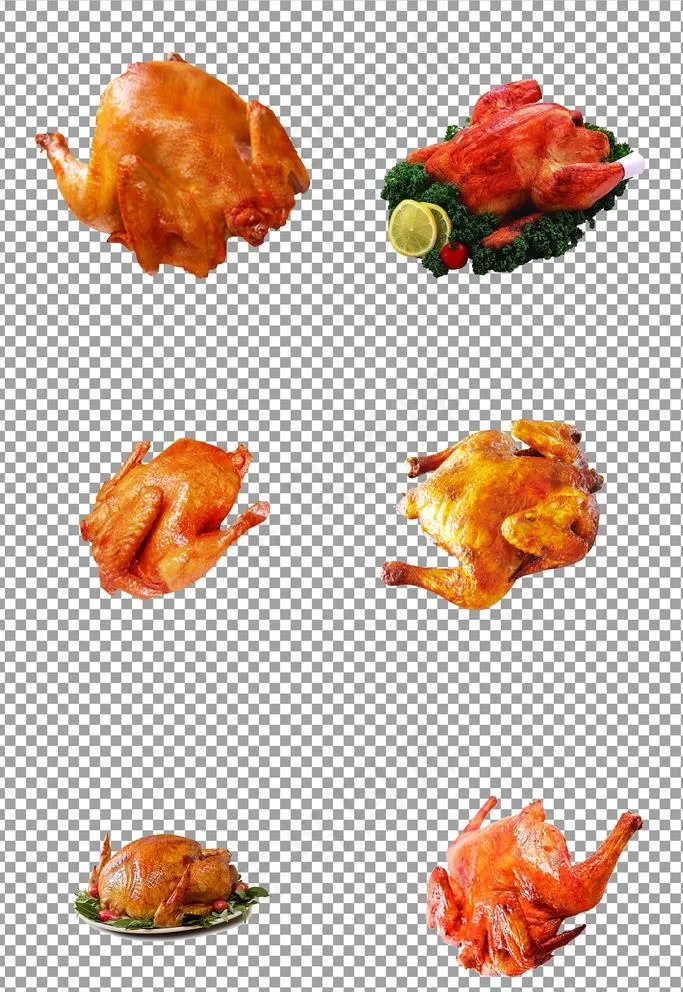 蜜汁手扒鸡图片