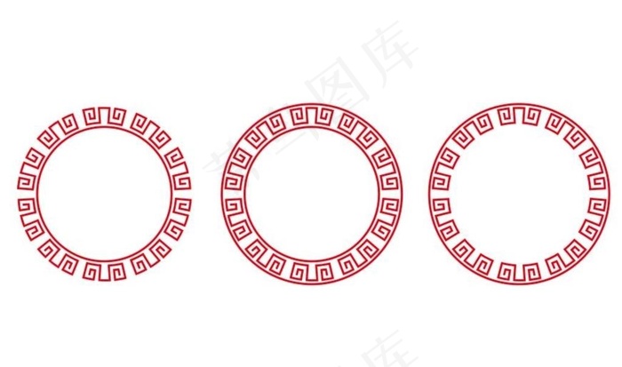 中国风边框图片cdr矢量模版下载