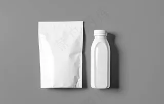 牛奶包装盒样机图片