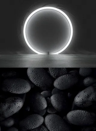 黑色质感高清背景图片