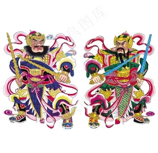 年画门神图片