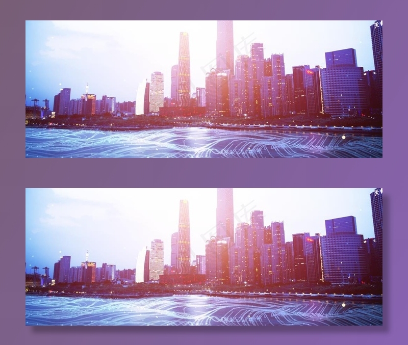科技城市图片(1920X800(DPI:300))psd模版下载