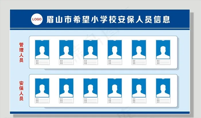 学校安保人员信息公示栏图片