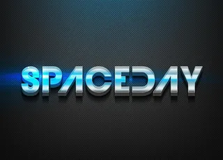 银色特效字图片