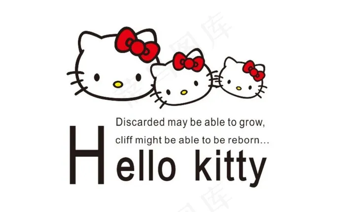 hello kitty凯蒂猫图片cdr矢量模版下载
