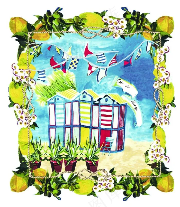 大牌 方巾 丝巾 数码印花 豹图片