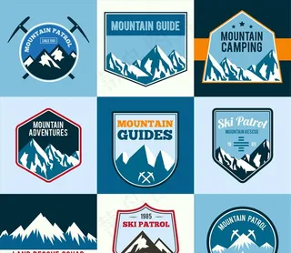 高山探险标签图片