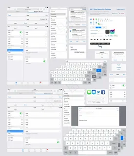 iPad GUI 苹果操作界面图片