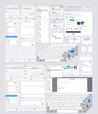 iPad GUI 苹果操作界面图片