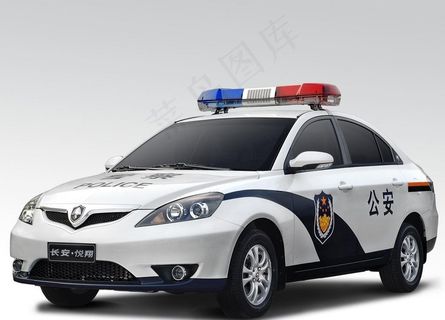 长安悦翔警车图片
