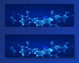 科技风简约商务背景图片