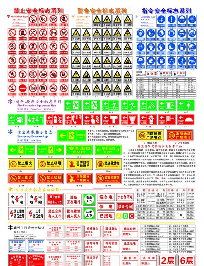 安全标志图片