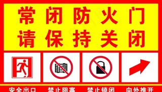 常闭防火门图片