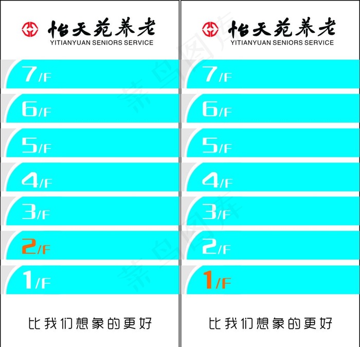 楼层缩影图片cdr矢量模版下载