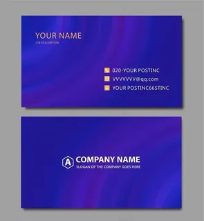 蓝色名片图片 蓝色名片图片