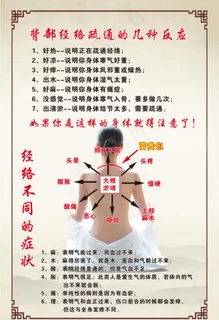 背部经络疏通图片
