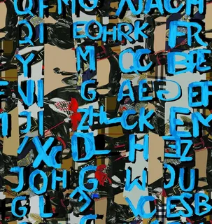 抽象字母花图片 抽象字母花图片