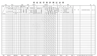 重症医学科护理记录单图片