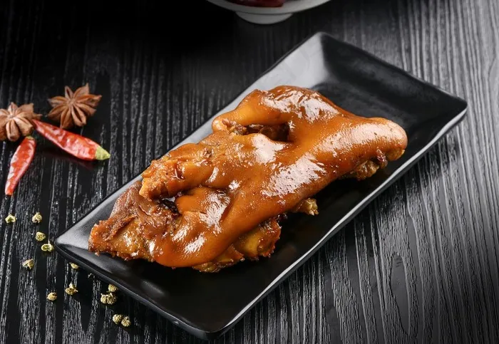 猪蹄卤猪蹄红烧猪蹄酱香猪图片