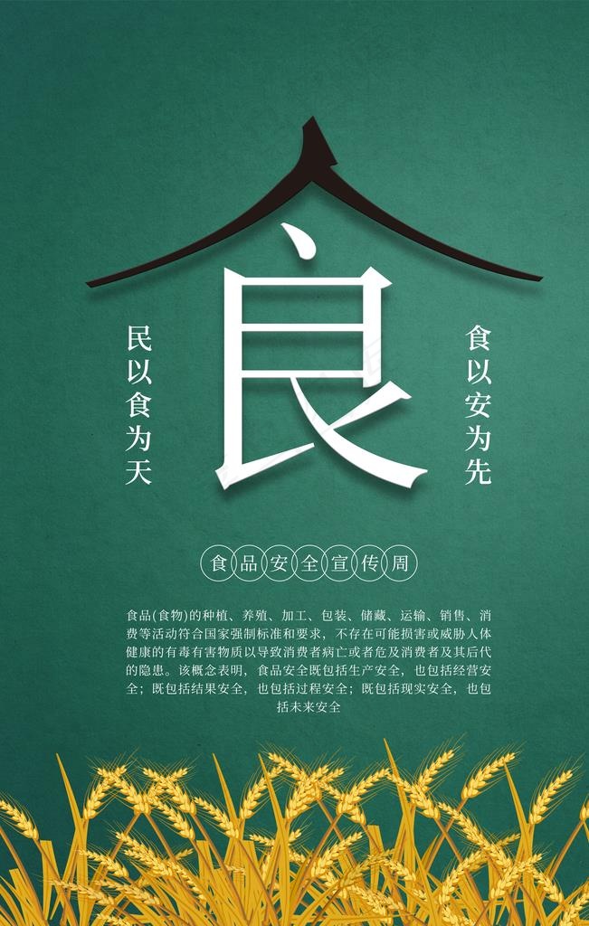 食品安全图片(3545X5315(DPI:72))psd模版下载