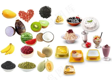 蔬果糖水抠图图片 蔬果糖水抠图图片