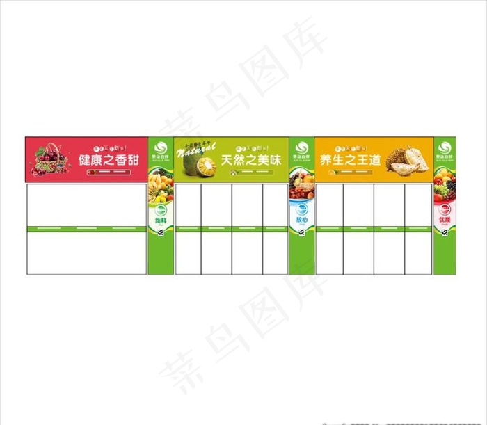 水果店包柱图片(297X210)cdr矢量模版下载