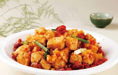 香辣酥豆腐图片