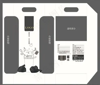 垃圾袋包装图片