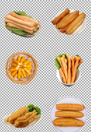 美味早餐油条图片