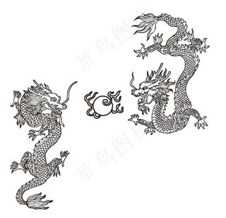 龙形象设计图案图片