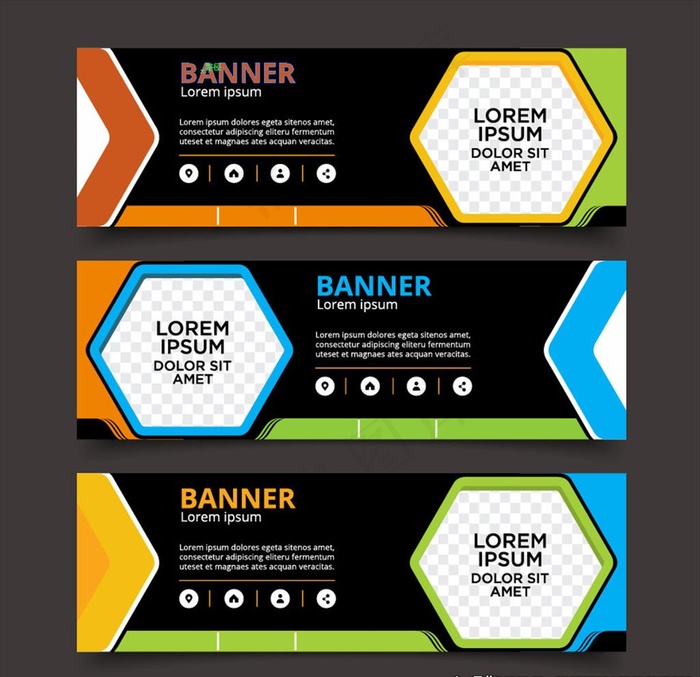 banner模板图片eps,ai矢量模版下载