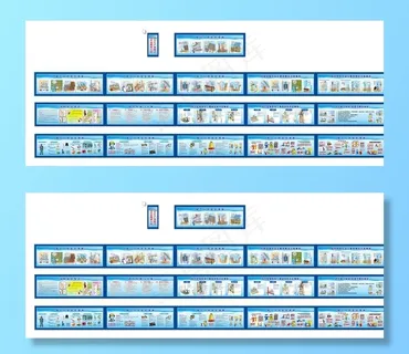 安全漫画围挡图片