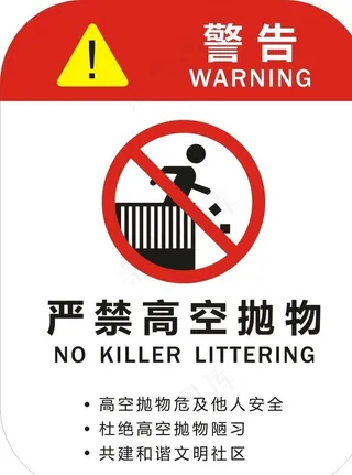 严禁高空抛物图片
