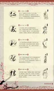 仁义礼智信图片