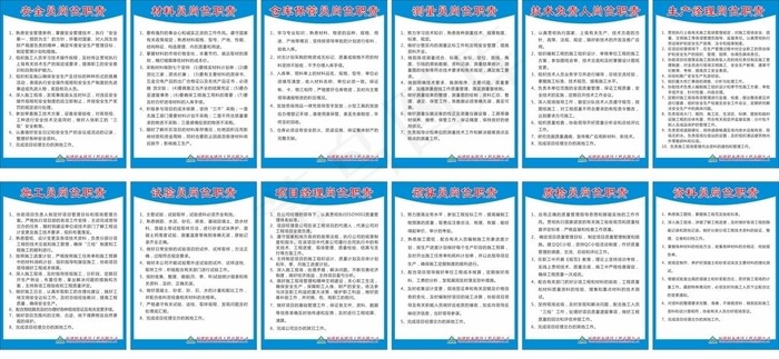 岗位职责图片cdr矢量模版下载