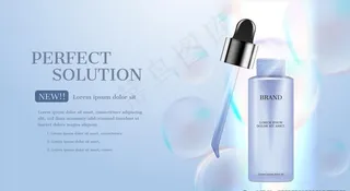 化妆品背景图片